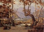 Elmer Wachtel, Golder Autumn,Cajon Pass